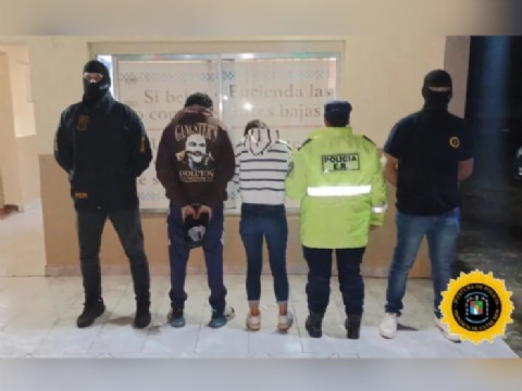 Desarticulan una banda narco durante un control vehicular en la Autovía 14