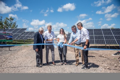 VIDEO | Frigerio inauguró el parque solar del frigorífico Fepasa en Concepción del Uruguay