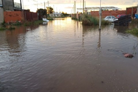 Gualeguaychú bajo agua: cayeron 62 milímetros y el cielo sigue cargado