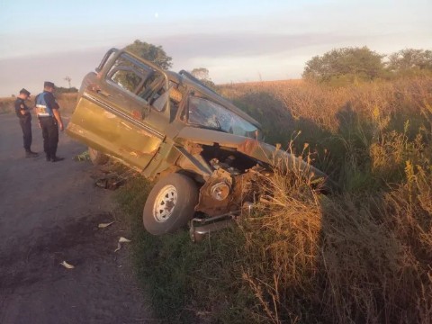 General Campos: se registró un grave accidente vial en Autovía 18