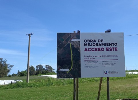 Urdinarrain avanza con la renovación del Acceso Este: una obra clave para la conexión y el desarrollo local