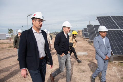 VIDEO | Frigerio inauguró en Arroyo Barú un parque solar con una inversión de 600 millones de pesos