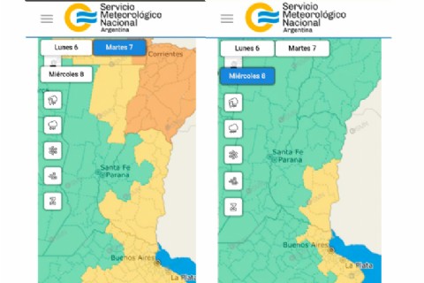 Advierten por lluvias intensas y fuertes vientos en gran parte de la provincia