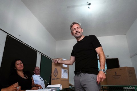 VIDEO | #Elecciones2025: Votó Frigerio y llamó a la población "a elegir nuestro destino"