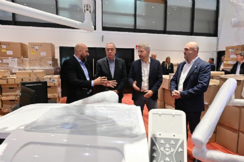 Frigerio recibió equipamiento e insumos de CTM por más de 3.000 millones de pesos para fortalecer el sistema de salud