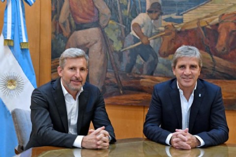 Frigerio se reunió con el ministro Caputo para avanzar en obras viales y alivio fiscal para el sector productivo