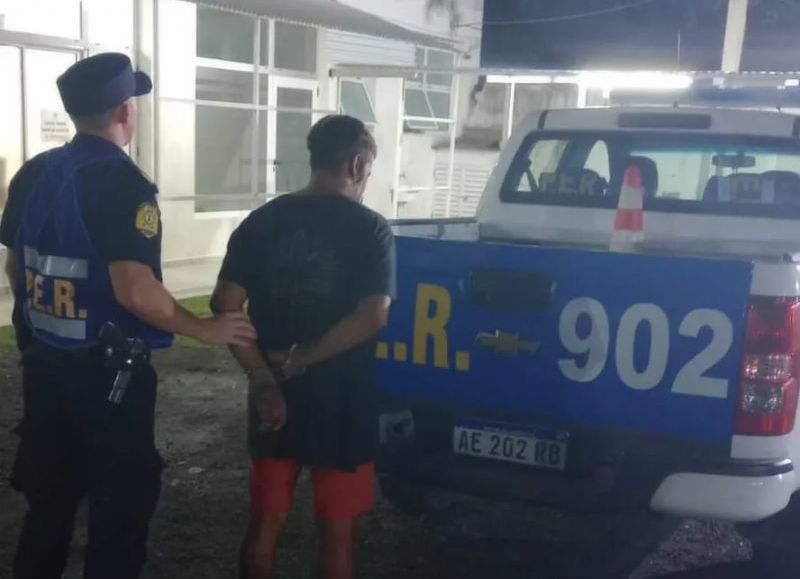 Violento agredió a su pareja en un domicilio en pleno centro de Paraná y terminó detenido