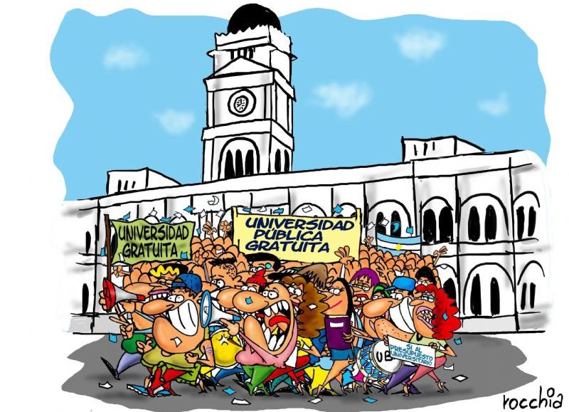 Paraná marchó masivamente contra el veto de Milei a la Ley de Financiamiento Universitario