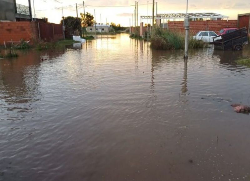 Gualeguaychú bajo agua: cayeron 62 milímetros y el cielo sigue cargado