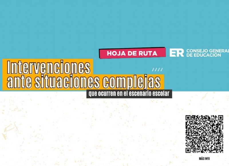 El CGE presentó una guía para actuar ante violencia, consumo y situaciones críticas en las escuelas