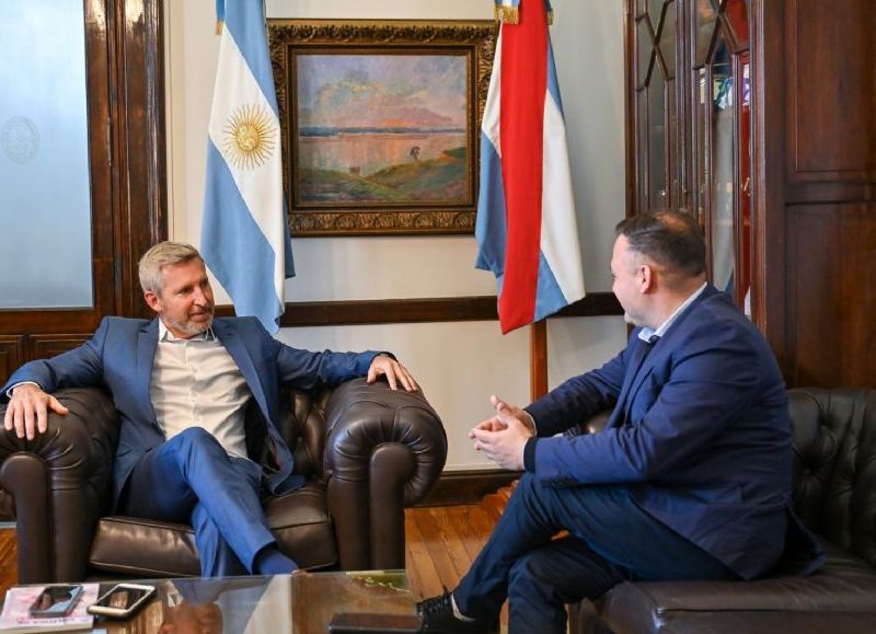 Frigerio analizó con el intendente de Piedras Blancas el avance de diversas obras