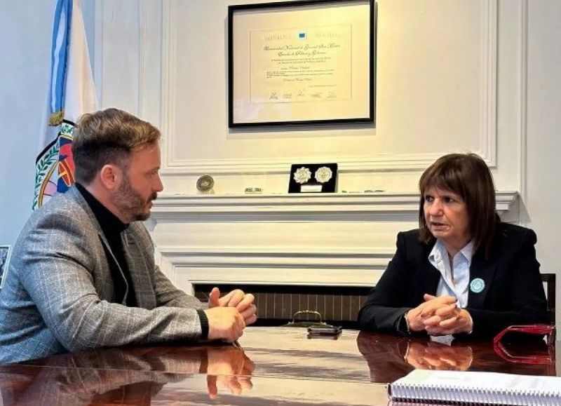 El Intendente de Concordia mantuvo una reunión con Bullrich en Buenos Aires