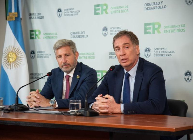 VIDEO | Frigerio recibió a Santilli y ratificó el acompañamiento de Entre Ríos a las reformas que impulsa Nación