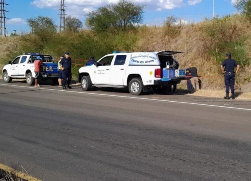 Encontraron el cuerpo de un hombre sin vida en la banquina de la autovía Gervasio Artigas