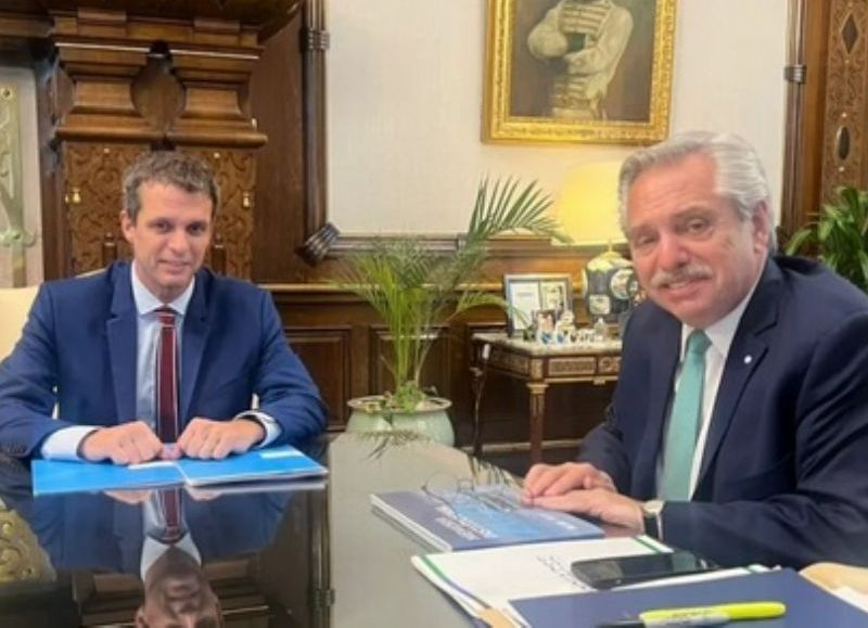 El titular del ENOHSA, Cresto, se reunió con Alberto Fernández
