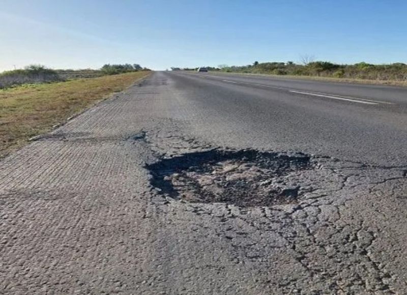 Vecinos exigen a Bordet la reparación de la ruta 20 que había prometido y nunca cumplió