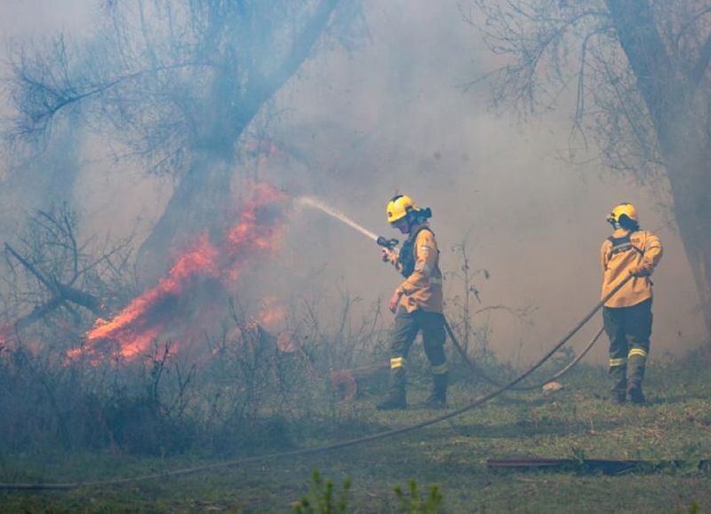 Entre Ríos envía a Chubut brigadistas del Plan Provincial del Manejo del Fuego