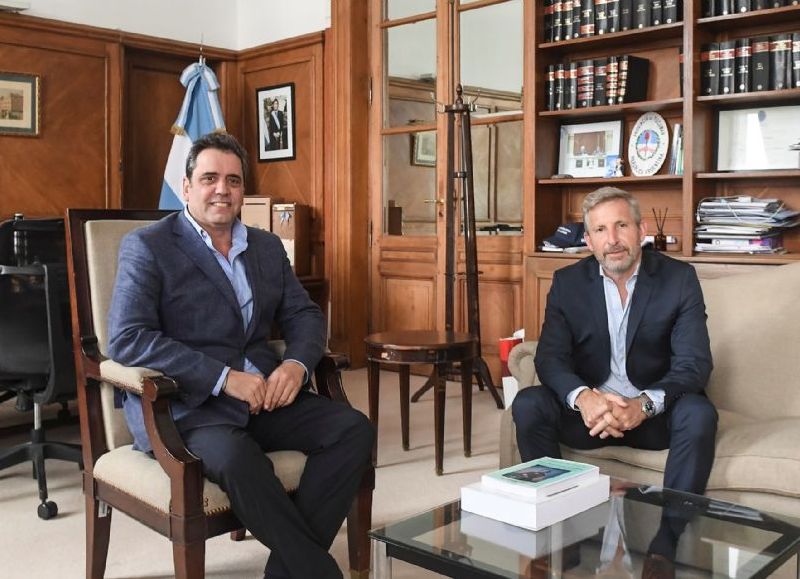 Frigerio se reunió con el ministro del Interior para fortalecer la cooperación entre Nación y provincia