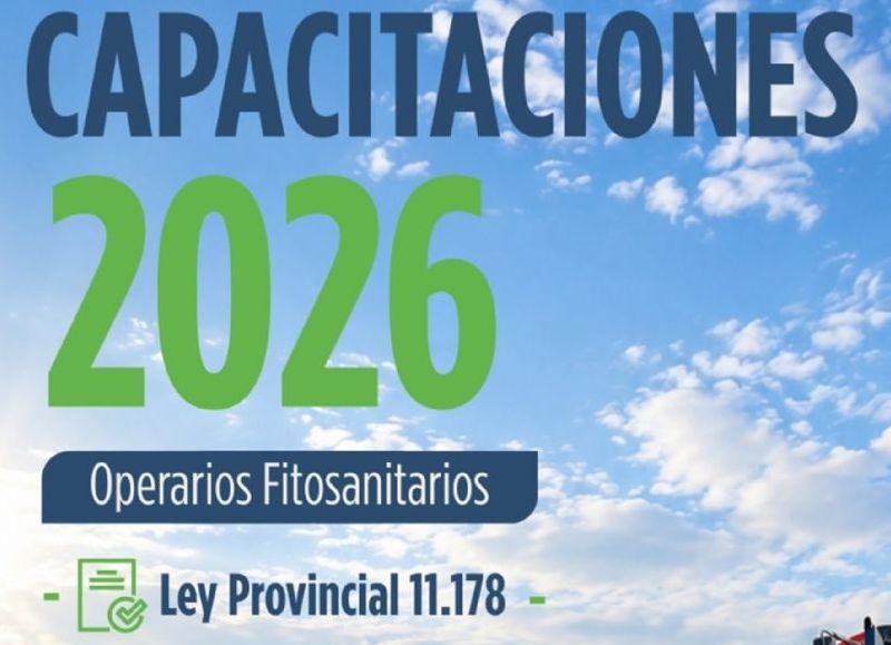 Entre Ríos inicia un ciclo de capacitaciones para aplicadores de fitosanitarios
