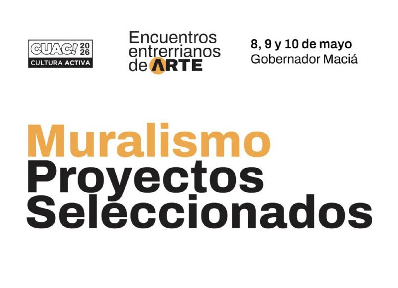 Seleccionaron a los artistas que participarán del Encuentro Entrerriano de Arte en Maciá