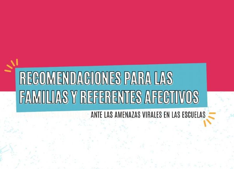 Advierten sobre la difusión de amenazas en redes y piden mayor acompañamiento de las familias